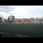 Una vista de la Cancha MARACANA, enfocando al Colegio de Arquitectos de la Ciudad de El Alto.